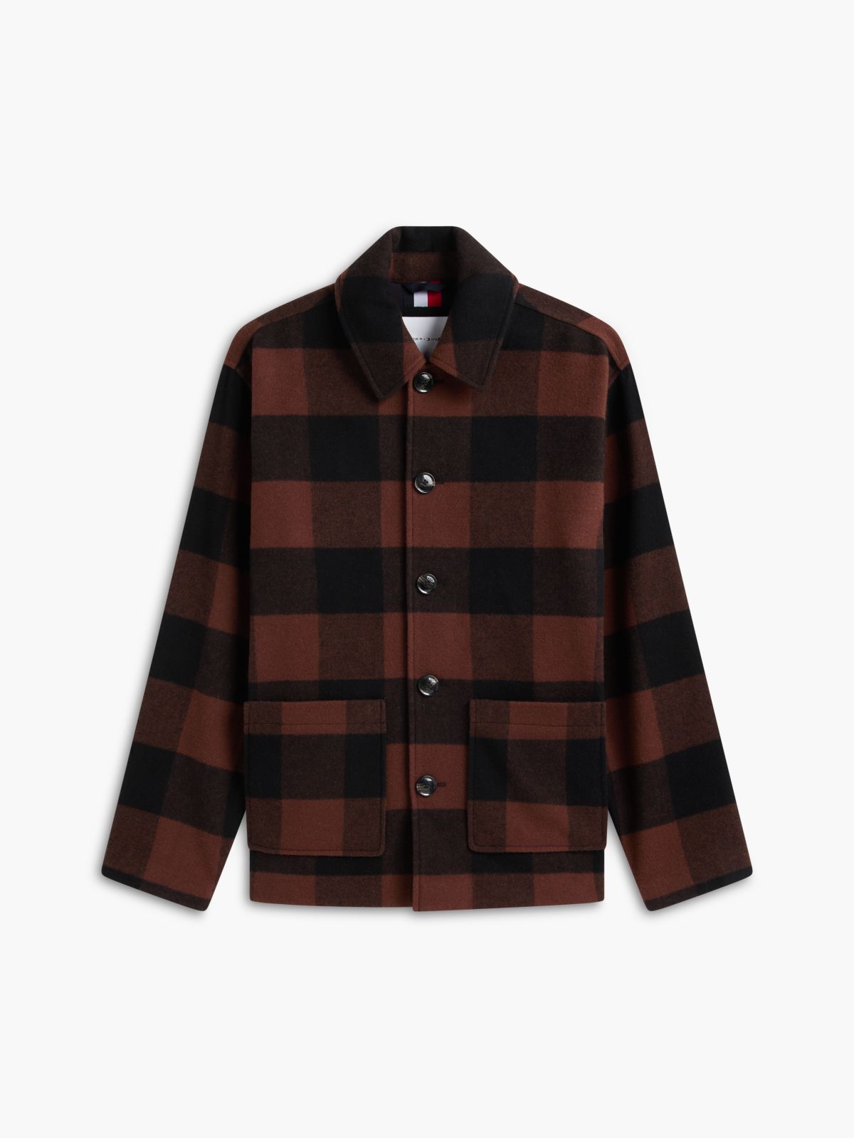Buffalo Check Wool-Blend Chore Jacket — Legacy Brown