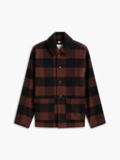 Buffalo Check Wool-Blend Chore Jacket — Legacy Brown 5