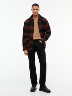Buffalo Check Wool-Blend Chore Jacket — Legacy Brown 2
