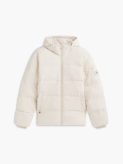 Waterproof Puffer Jacket — Newsprint Beige 6