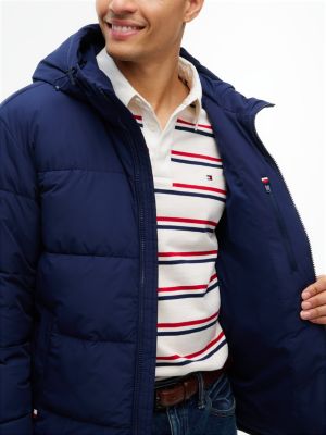Мужская куртка Tommy Hilfiger Waterproof Lightweight Puffer, цвет: Карбоновый тёмно-синий — фото 3