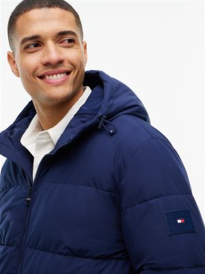 Мужская куртка Tommy Hilfiger Waterproof Lightweight Puffer, цвет: Карбоновый тёмно-синий — фото 4