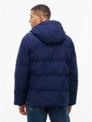 Мужская куртка Tommy Hilfiger Waterproof Lightweight Puffer, цвет: Карбоновый тёмно-синий — фото 5