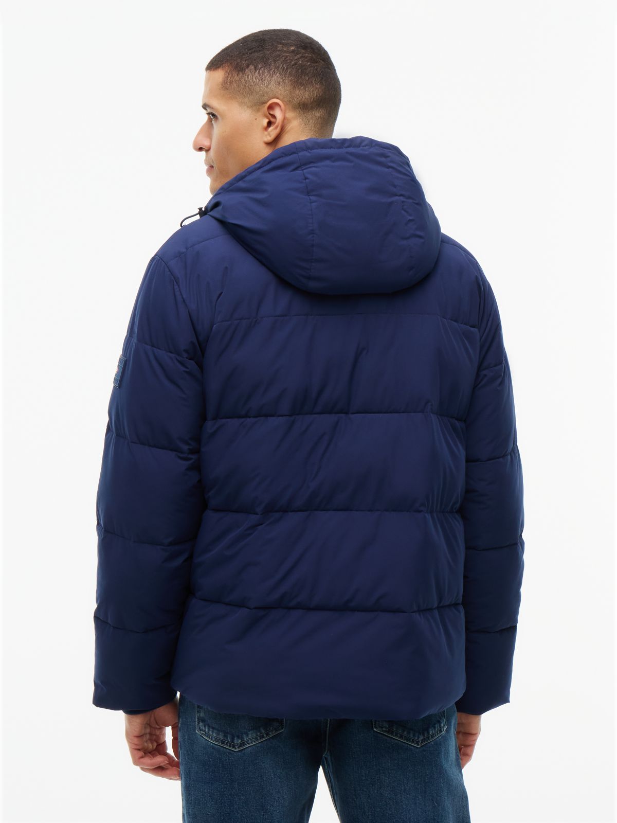 Waterproof Puffer Jacket — Carbon Navy