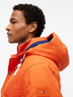 Water-Repellent Puffer Parka — Brilliant Orange 3