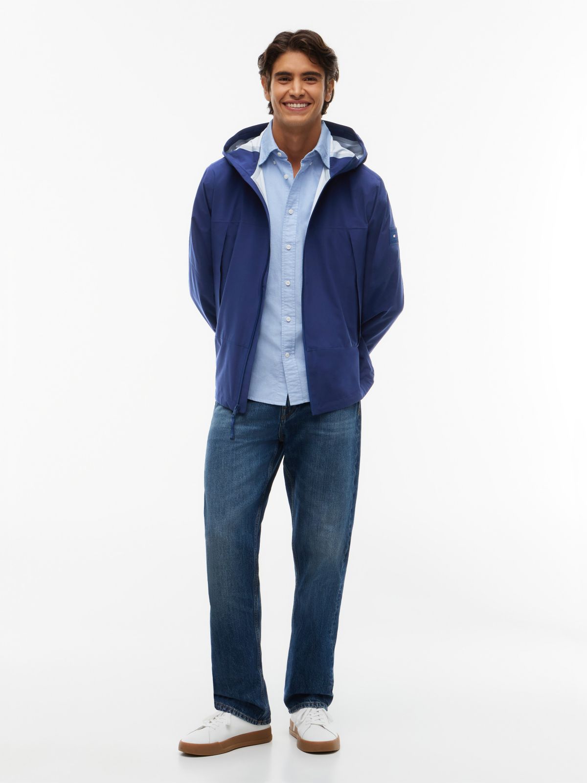 TH Performance Hooded Jacket — Preppy Navy