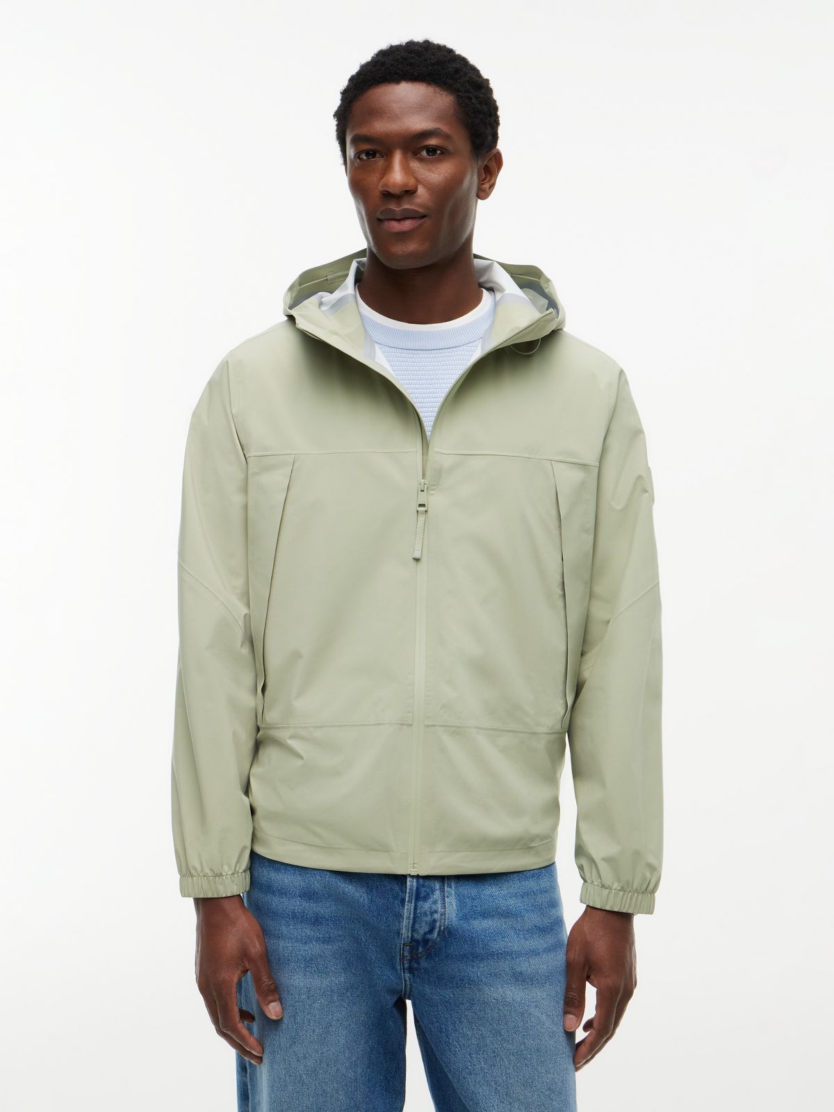 TH Performance Hooded Jacket — Earth Sage