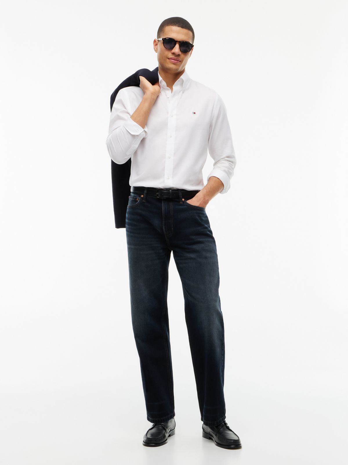 Classic Loose Jean — Blue Black