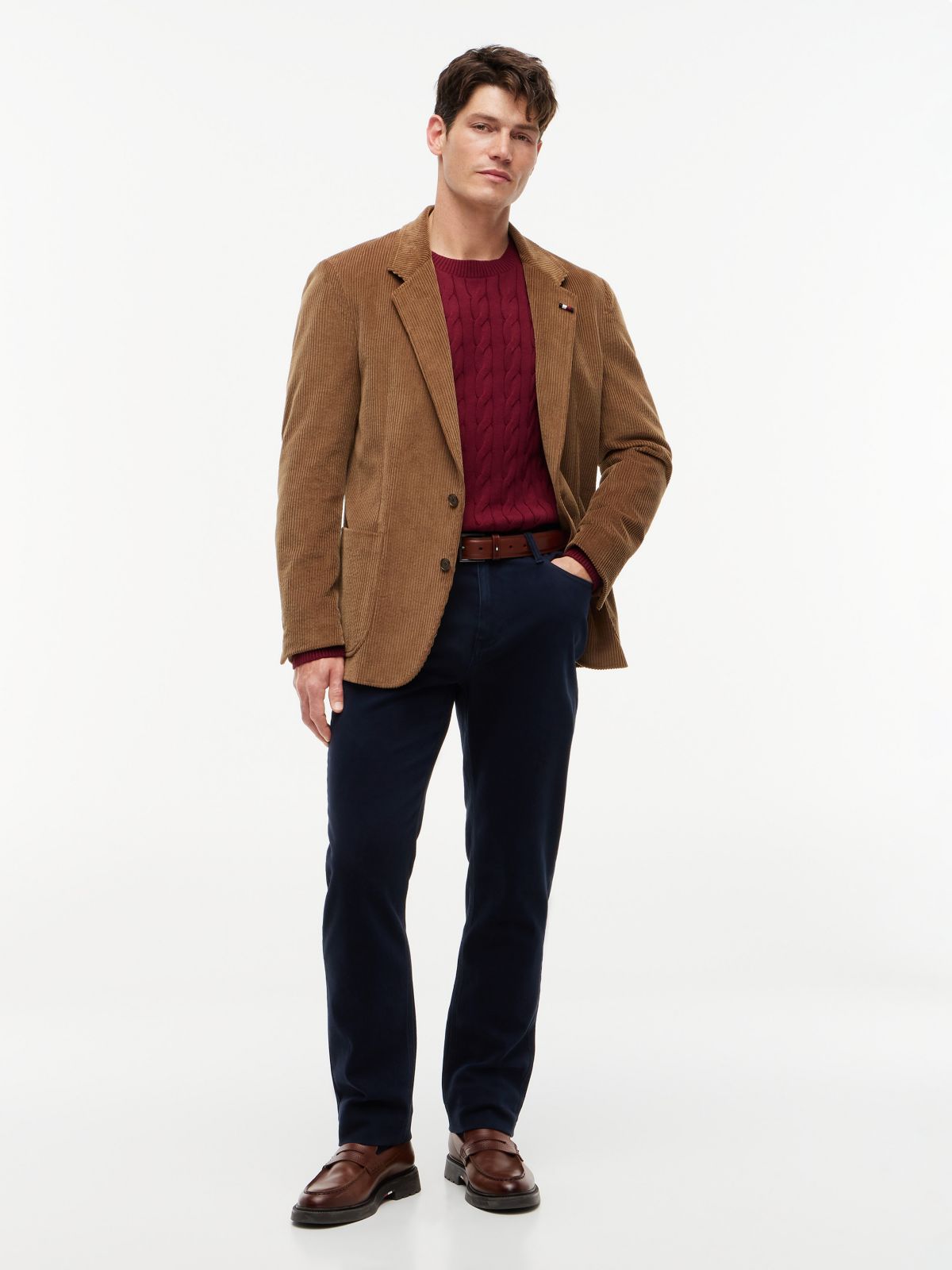 5-Pocket Straight Pant — Navy Blue