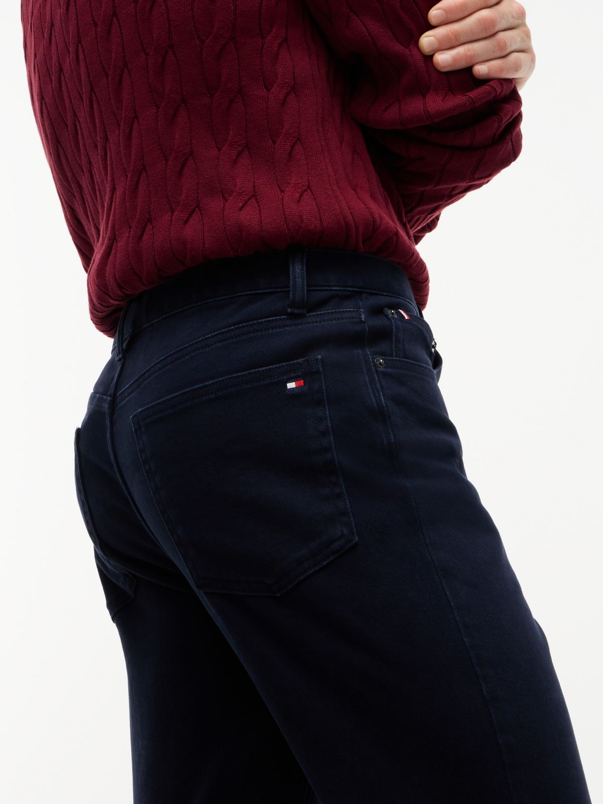 5-Pocket Straight Pant — Navy Blue