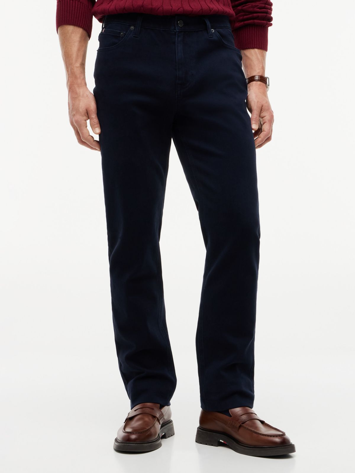 5-Pocket Straight Pant — Navy Blue