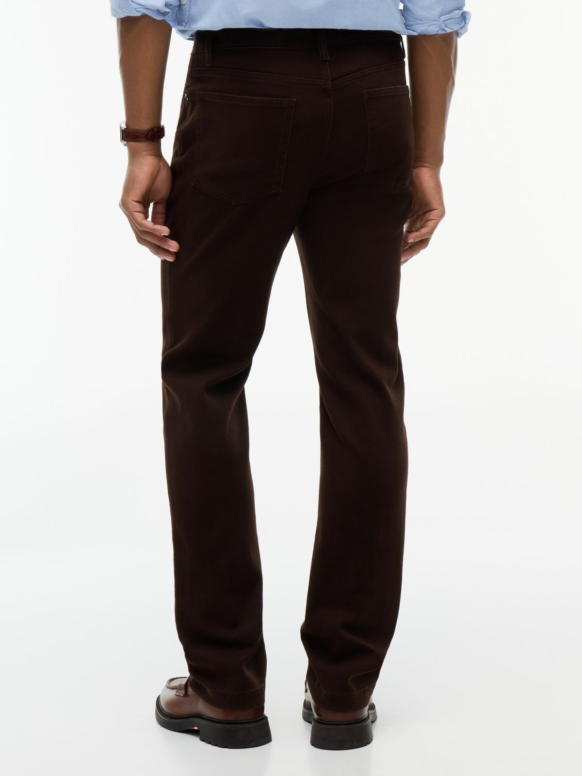 5-Pocket Straight Pant — Dark Coffee