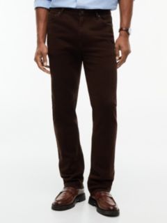 5-Pocket Straight Pant — Dark Coffee 1