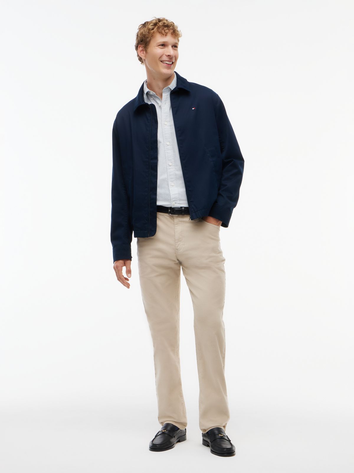 Stretch Corduroy 5-Pocket Pant — Sand