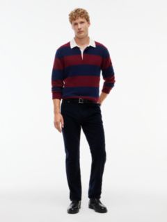 Stretch Corduroy 5-Pocket Pant — Navy Blue 2