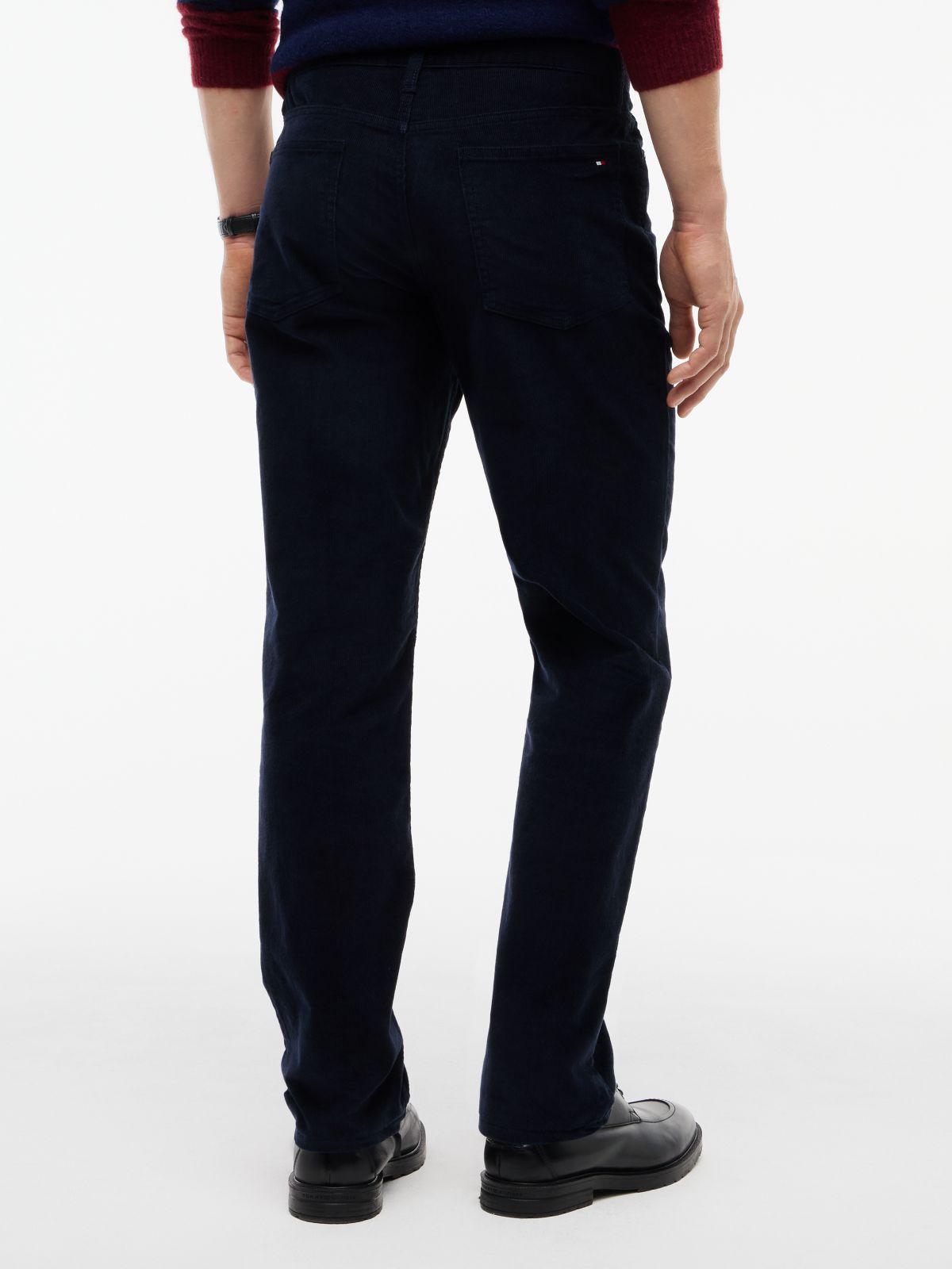 Stretch Corduroy 5-Pocket Pant — Navy Blue