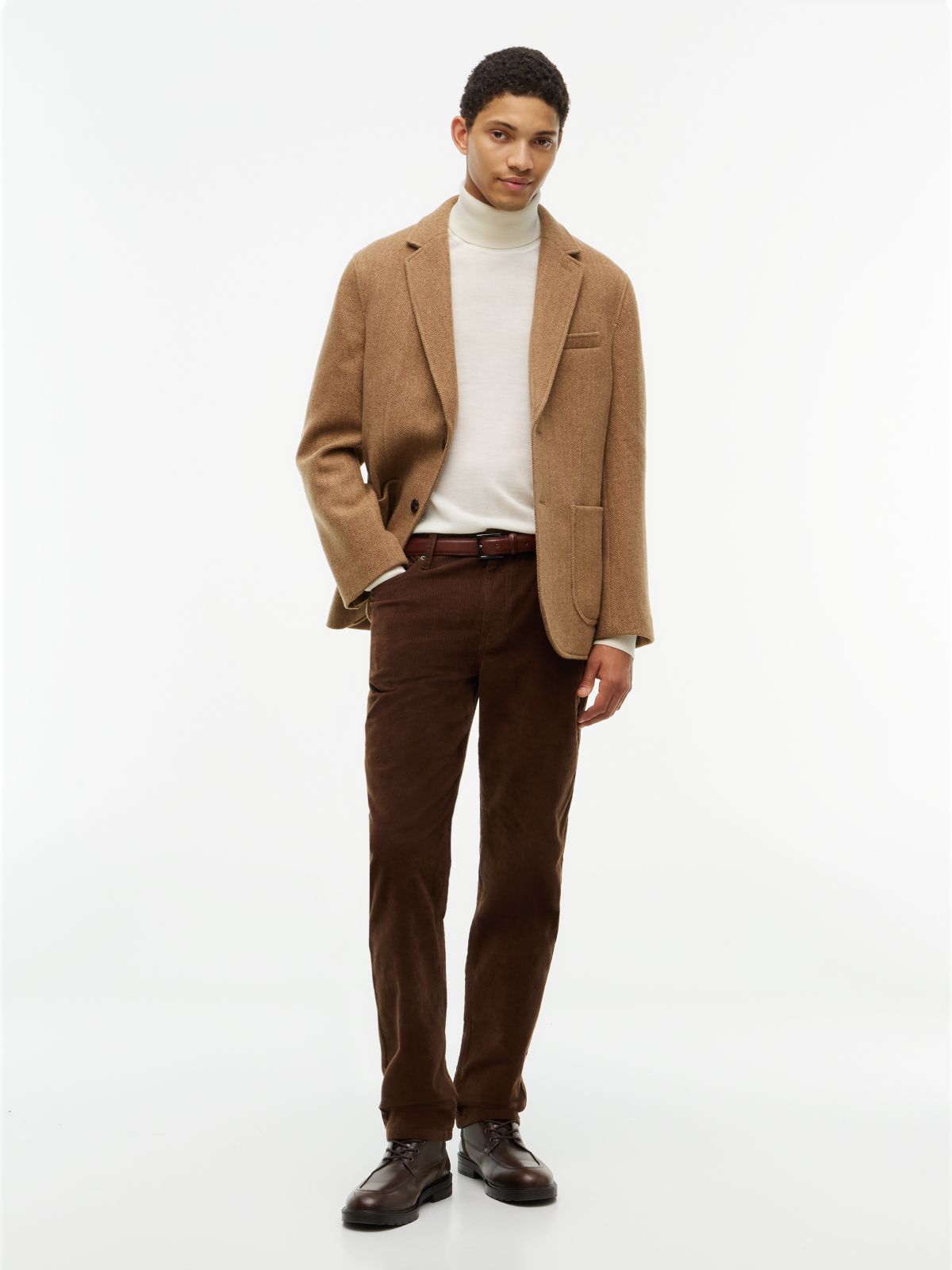 Stretch Corduroy 5-Pocket Pant — Legacy Brown