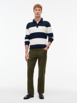 Tommy Hilfiger Men's Stretch Corduroy 5-Pocket Pant - Huntsman Green - 34W x 32L