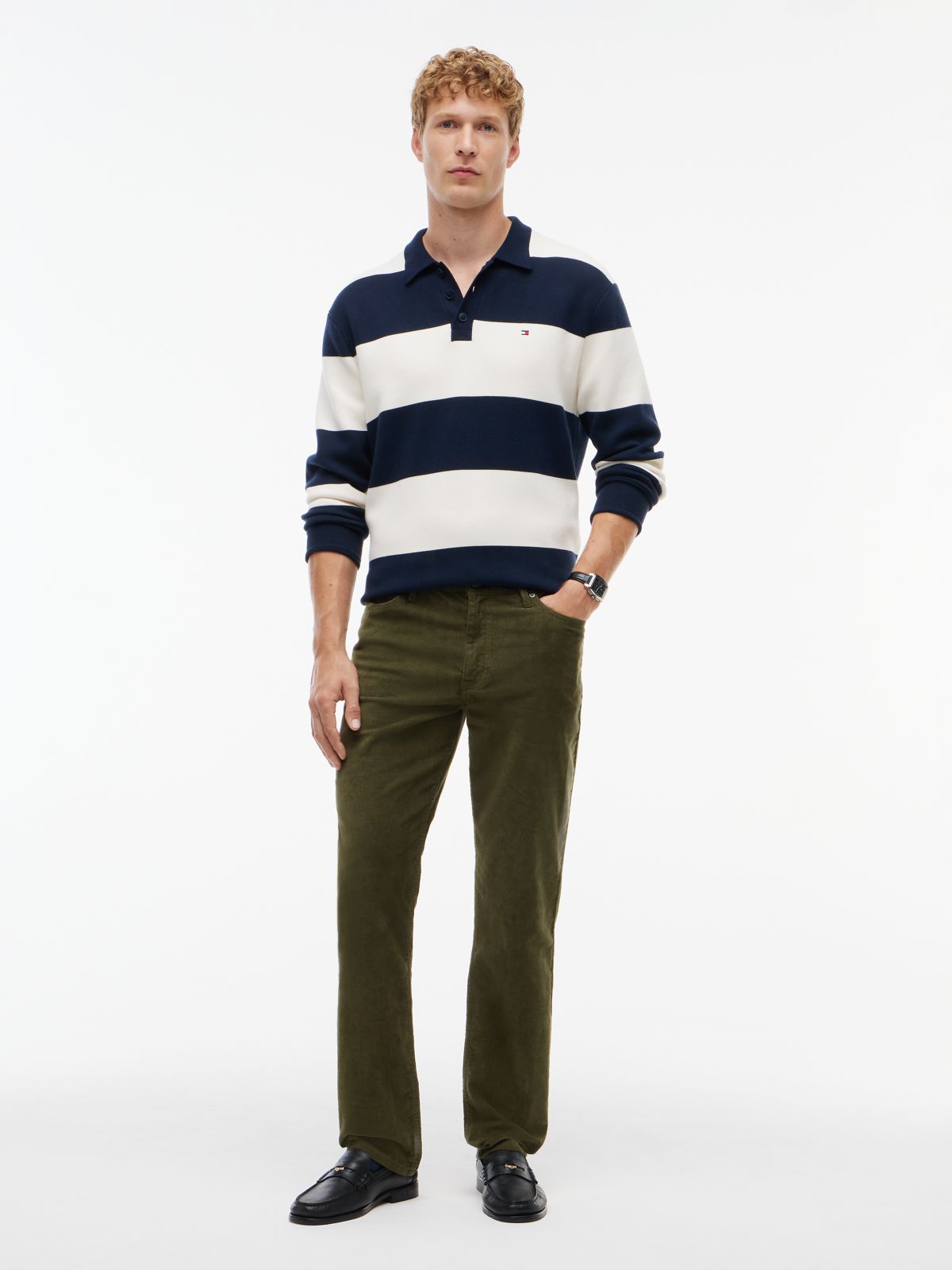 Stretch Corduroy 5-Pocket Pant — Huntsman Green