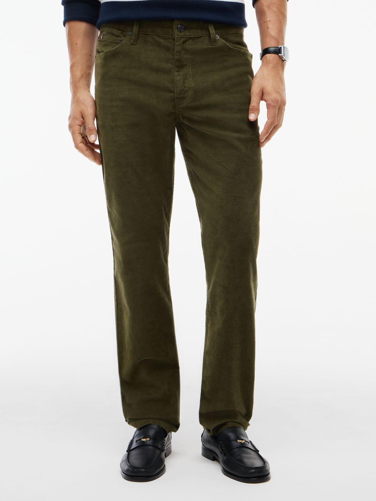 Stretch Corduroy 5-Pocket Pant — Huntsman Green