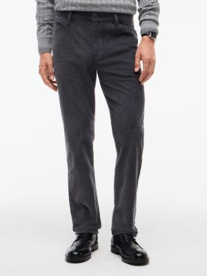 Stretch Corduroy 5-Pocket Pant, Washed Black
