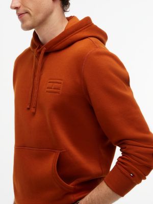 Мужские худи Tommy Hilfiger Embroidered Flag Brushed-Back — фото 3