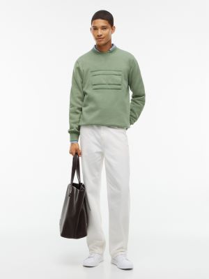 Мужские худи Tommy Hilfiger Embroidered Flag Brushed-Back Sweatshirt — фото 2