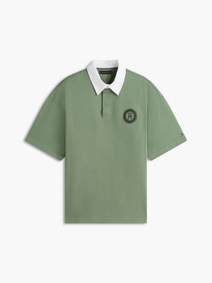 Мужские топы Tommy Hilfiger Classic Fit Circle Logo Rugby Polo — фото 5