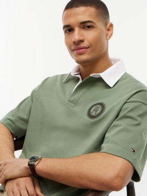Мужские топы Tommy Hilfiger Classic Fit Circle Logo Rugby Polo — фото 3