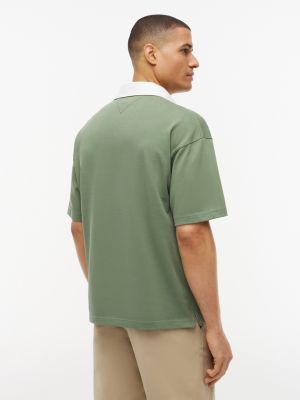 Мужские топы Tommy Hilfiger Classic Fit Circle Logo Rugby Polo — фото 4