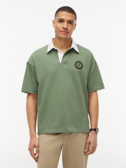 Мужские топы Tommy Hilfiger Classic Fit Circle Logo Rugby Polo