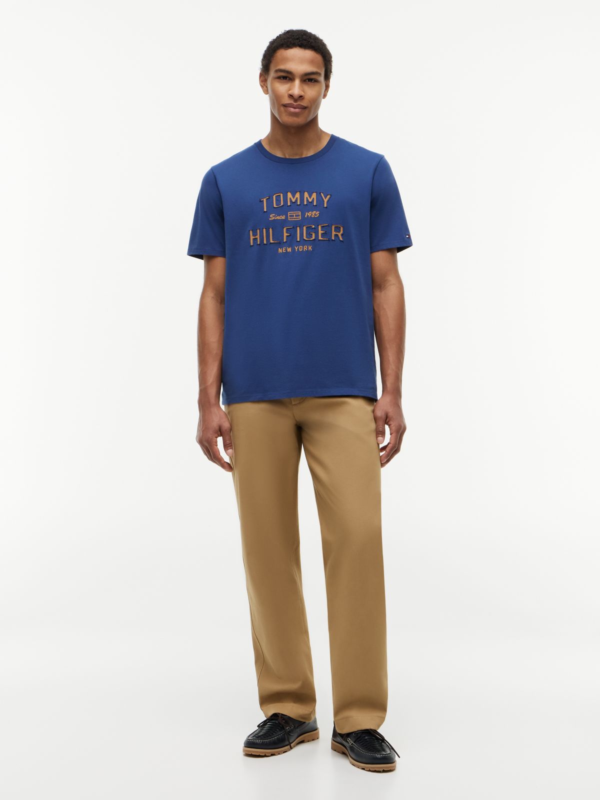 Hilfiger 1985 Logo T-Shirt — Indigo Blue