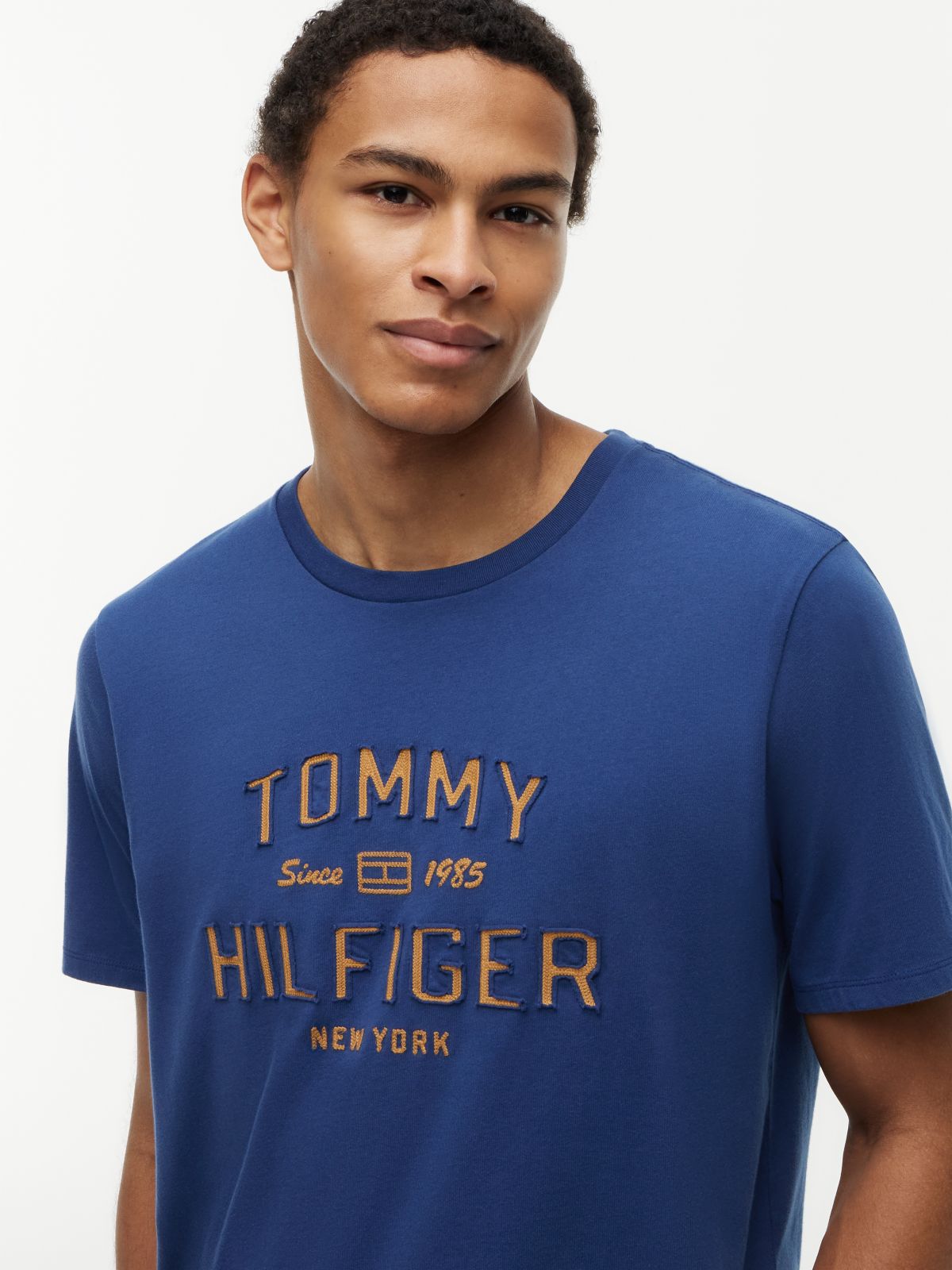 Hilfiger 1985 Logo T-Shirt — Indigo Blue