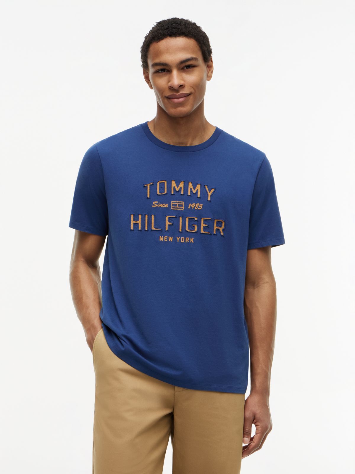 Hilfiger 1985 Logo T-Shirt — Indigo Blue