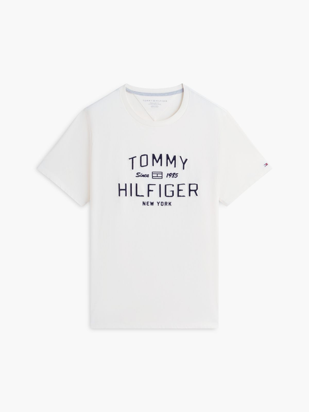 Hilfiger 1985 Logo T-Shirt — Rich Cream