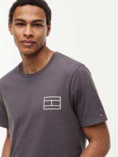 Embroidered Flag Logo T-Shirt — Washed Black 3