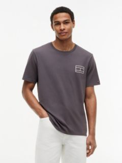 Embroidered Flag Logo T-Shirt — Washed Black 1