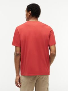 Embroidered Flag Logo T-Shirt — Terracotta Red 4