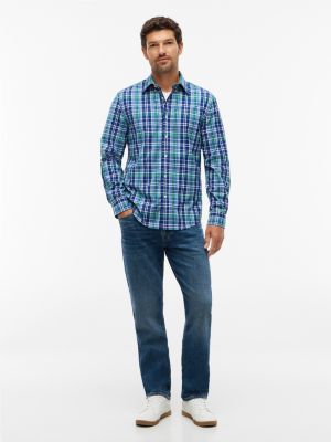 Мужские рубашки Tommy Hilfiger Regular Fit Plaid Shirt — фото 2