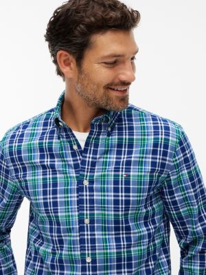 Мужские рубашки Tommy Hilfiger Regular Fit Plaid Shirt — фото 3