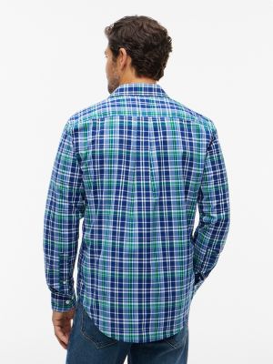 Мужские рубашки Tommy Hilfiger Regular Fit Plaid Shirt — фото 4