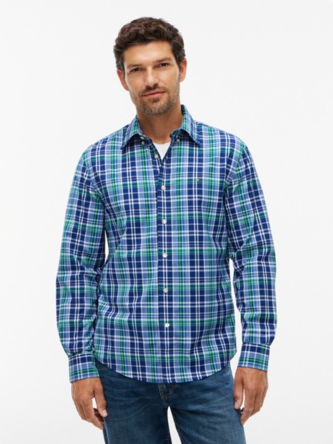 Мужские рубашки Tommy Hilfiger Regular Fit Plaid Shirt