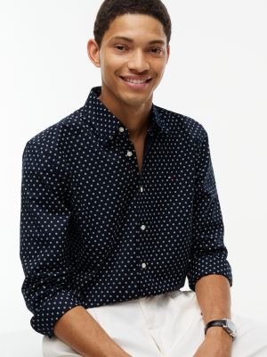 Мужские рубашки Tommy Hilfiger Regular Fit Mini Floral Print Shirt — фото 3