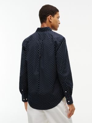 Мужские рубашки Tommy Hilfiger Regular Fit Mini Floral Print Shirt — фото 4