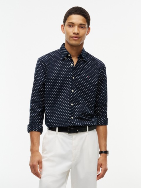 Мужские рубашки Tommy Hilfiger Regular Fit Mini Floral Print Shirt