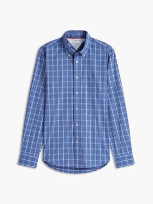 Мужские рубашки Tommy Hilfiger Regular Fit Windowpane Tech Shirt — фото 5