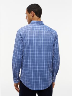 Мужские рубашки Tommy Hilfiger Regular Fit Windowpane Tech Shirt — фото 4