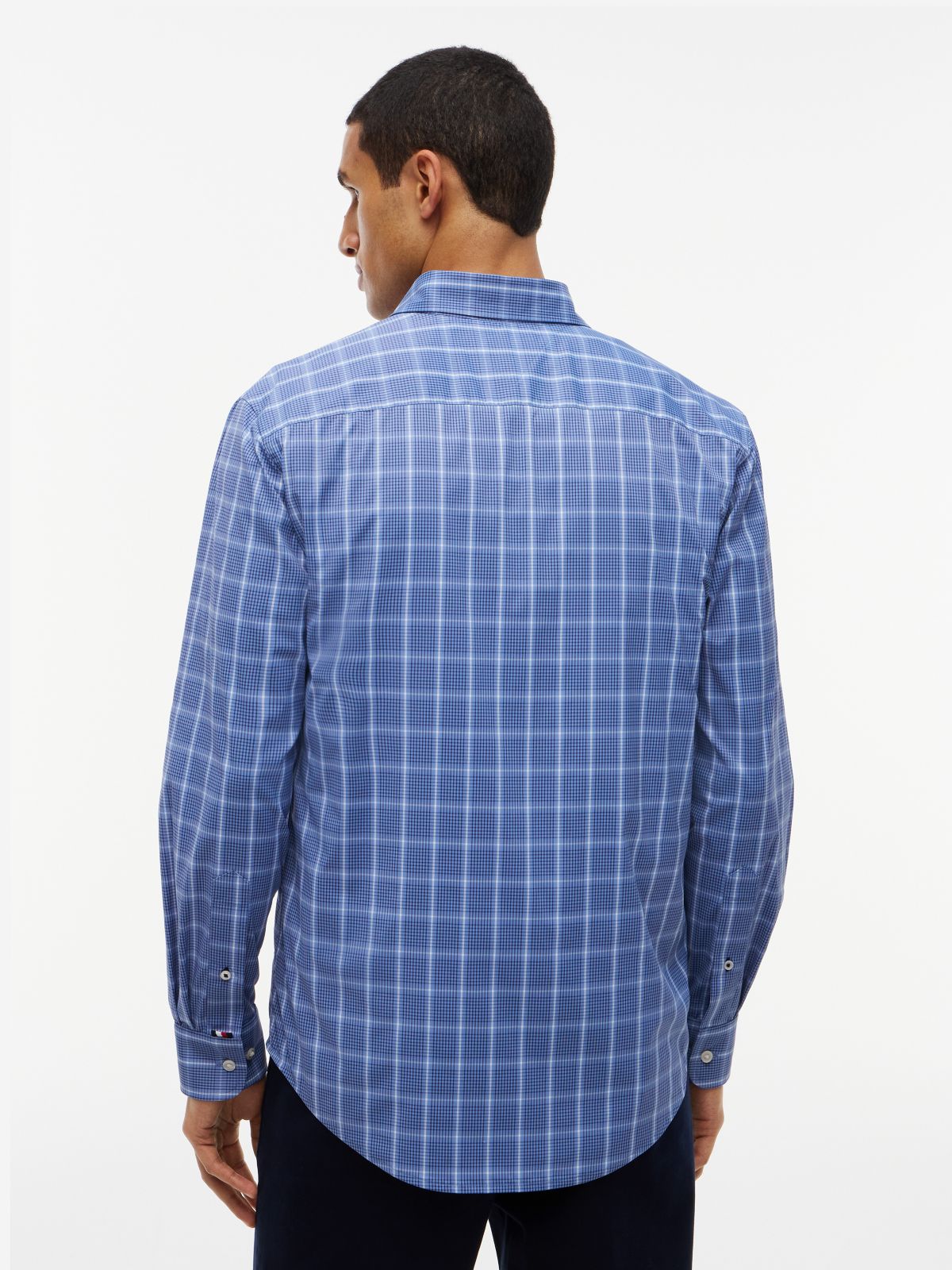 Regular Fit Windowpane TH Performance Shirt — Clearwater