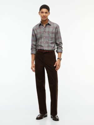Мужская рубашка Tommy Hilfiger Regular Fit Glen Plaid Flannel, цвет: Серый клетчатый — фото 2