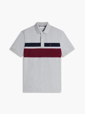 Мужские свитеры Tommy Hilfiger Regular Fit Block Stripe Polo — фото 5